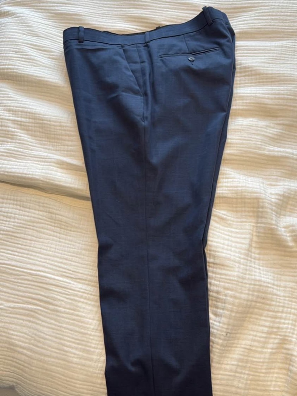 Perry Elis Men's Navy Dress Trousers - Classic Tailored Fit